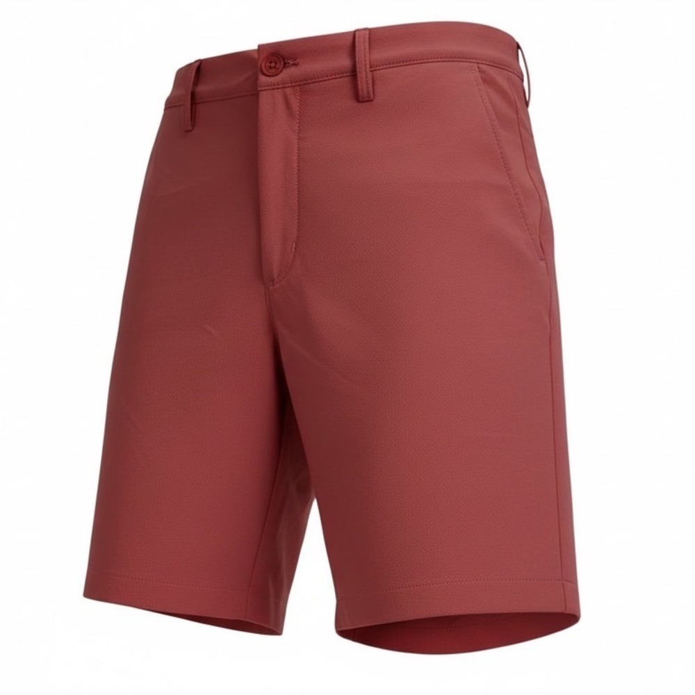 Vineyard Vines Performance Shorts Red Size 32 Men's Golf Chino Flat Front